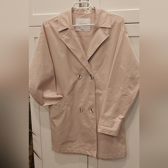 Yaya double breasted blush coat - Picture 7 of 8